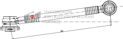 Штанга V-образная IVECO